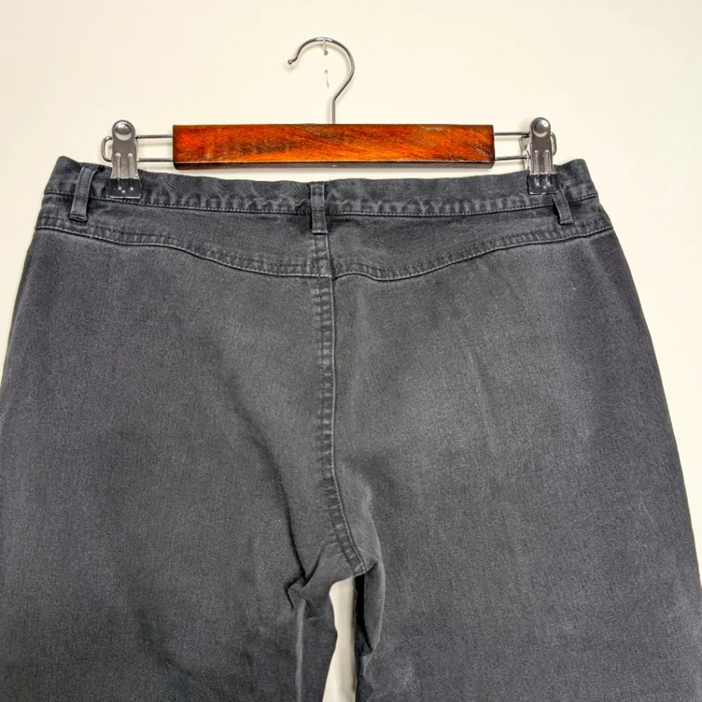 J. Crew Women's Black Casual Straight Leg Jeans Size 8